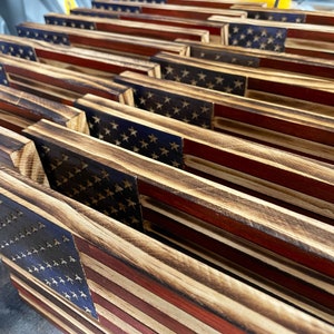 American Flag Bookcase Decor image 4