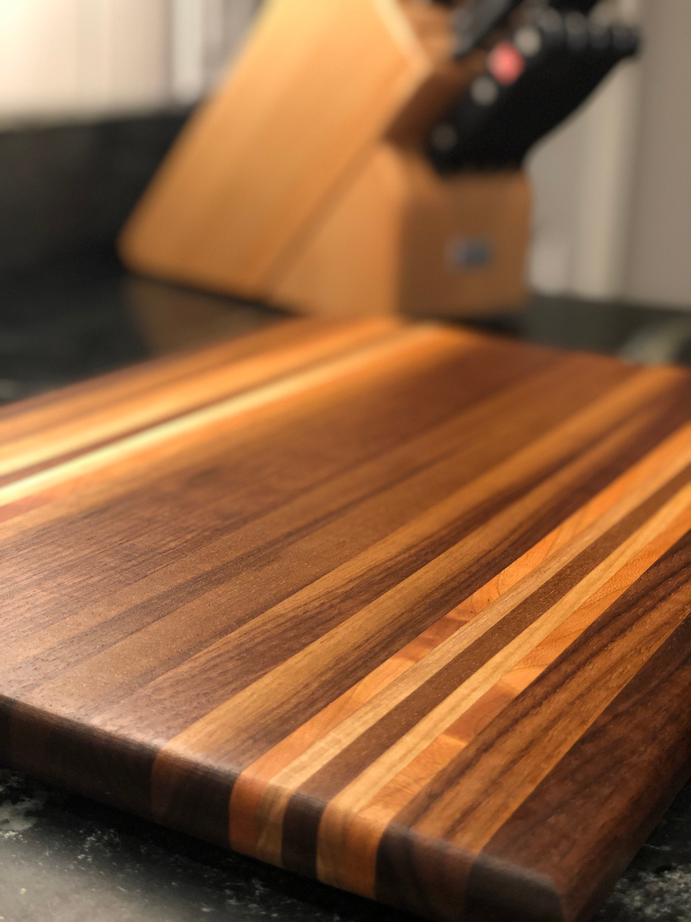 Walnut Cutting Board heritage for Rustic Kitchen, Wooden
