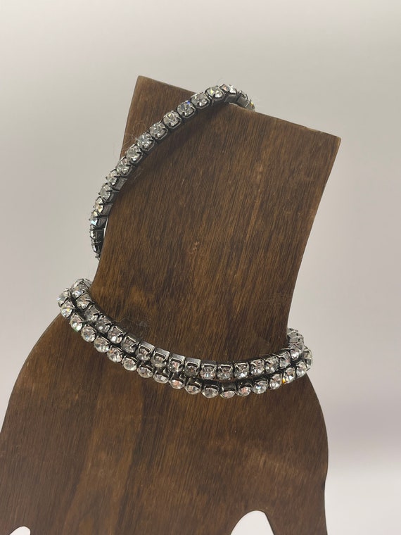 3 Rhinestone Stretch Bracelets - image 2