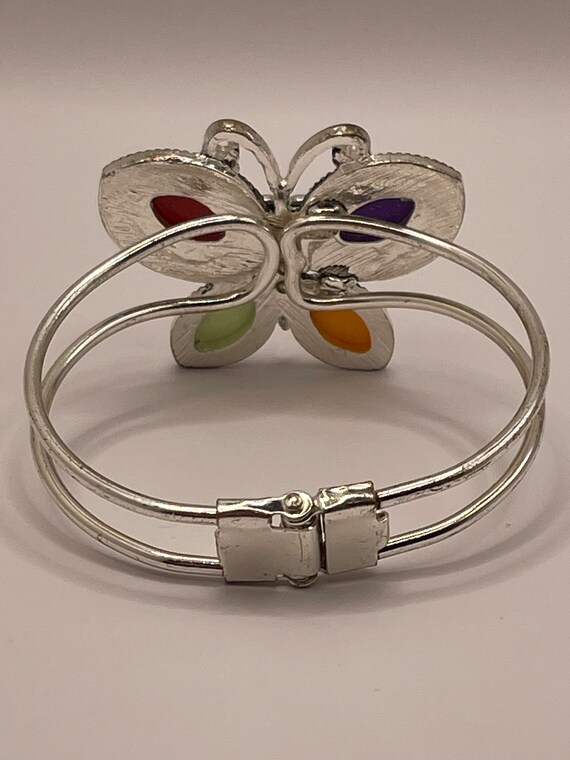 Multi Colored Butterfly Bracelet - image 2