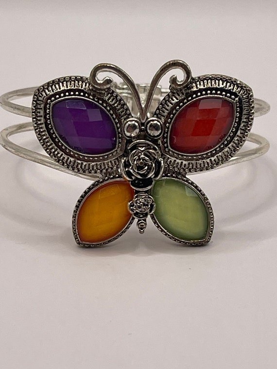 Multi Colored Butterfly Bracelet - image 1