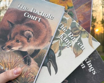 Juego completo de encuadernación personalizada hecha a mano - AFTG Rebind - The Foxhole Court