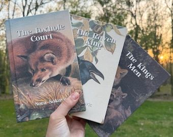 Rilegatura personalizzata fatta a mano della trilogia Foxhole Court - AFTG Rebind - All For The Game