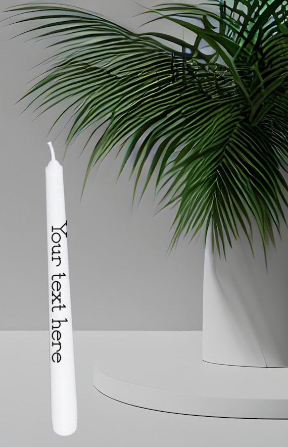 Personalized Taper Candle Stick