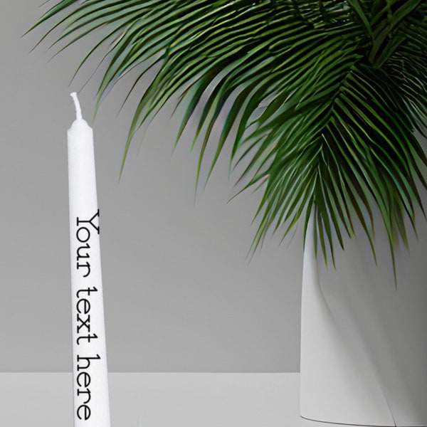 Personalized Taper Candle Stick