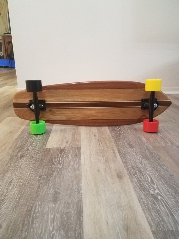 32 Hardwood Skateboard W/reggae Wheels Etsy