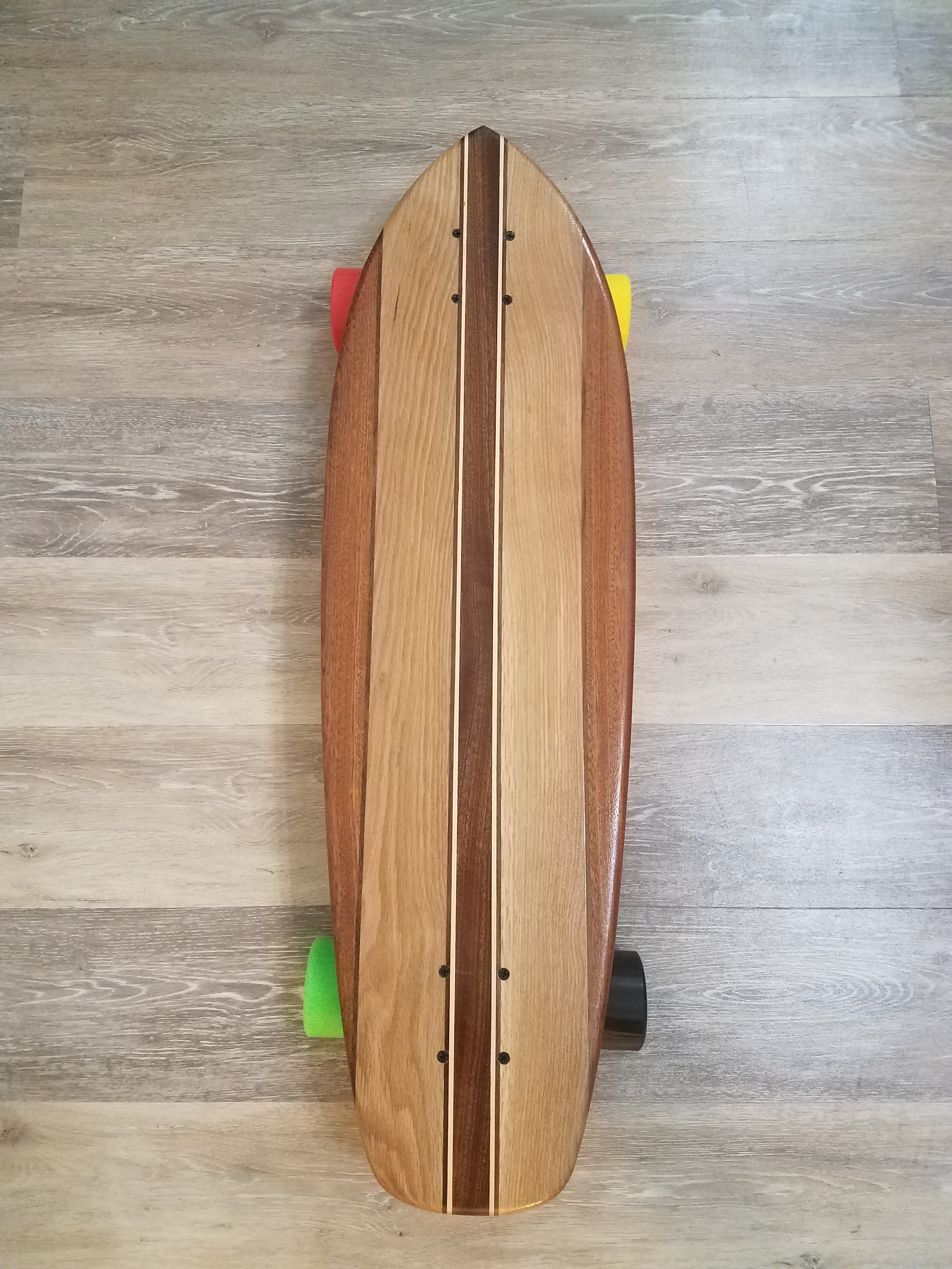 32 Hardwood Skateboard W/reggae Wheels Etsy