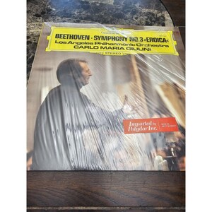 Carlo Maria Giulini Beethoven Symphony No. 3 Eroica LP Vinyl Record 1979