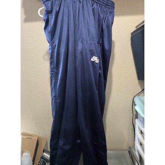 Nike Air Vintage Athletic Track Pants Dark Blue Men display picture 1