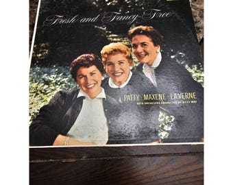 Patty Maxene Laverne Fresh And Fancy Free LP Vinyl Record