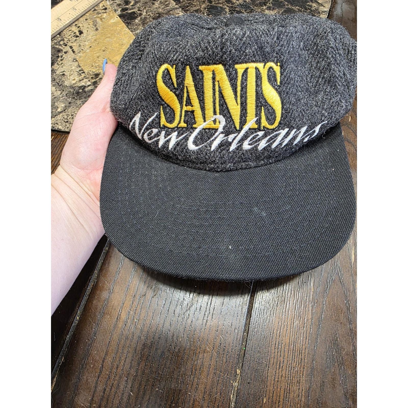 90s NFL ニューオーリンズ セインツ キャップ ヴィンテージ 公式 Mens