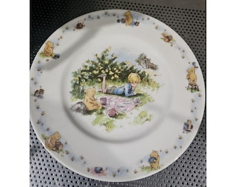 Spode Winnie the Pooh Plate and Bowl - Etsy