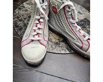 D-Gel Broomball Curling Shoes Men’s Size 12 (US) 46 (EUR) Vintage High Tops