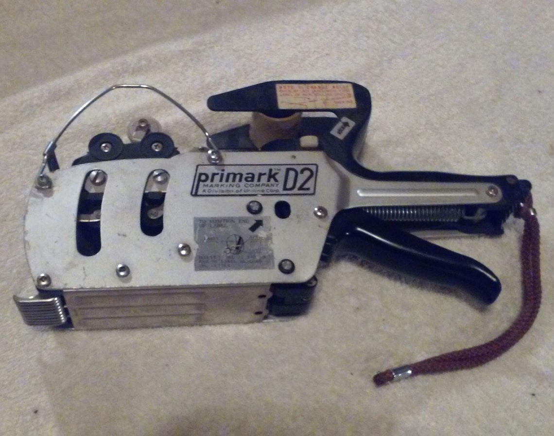 Rare Vintage PRIMARK D2 Marking Pricing Gun Uniline Corp Etsy