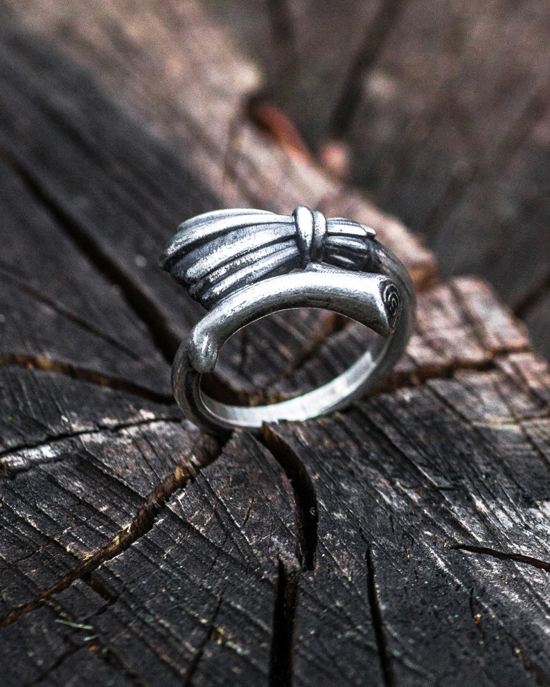 Witch broom ring in Sterling silver Fantasy witchy Etsy