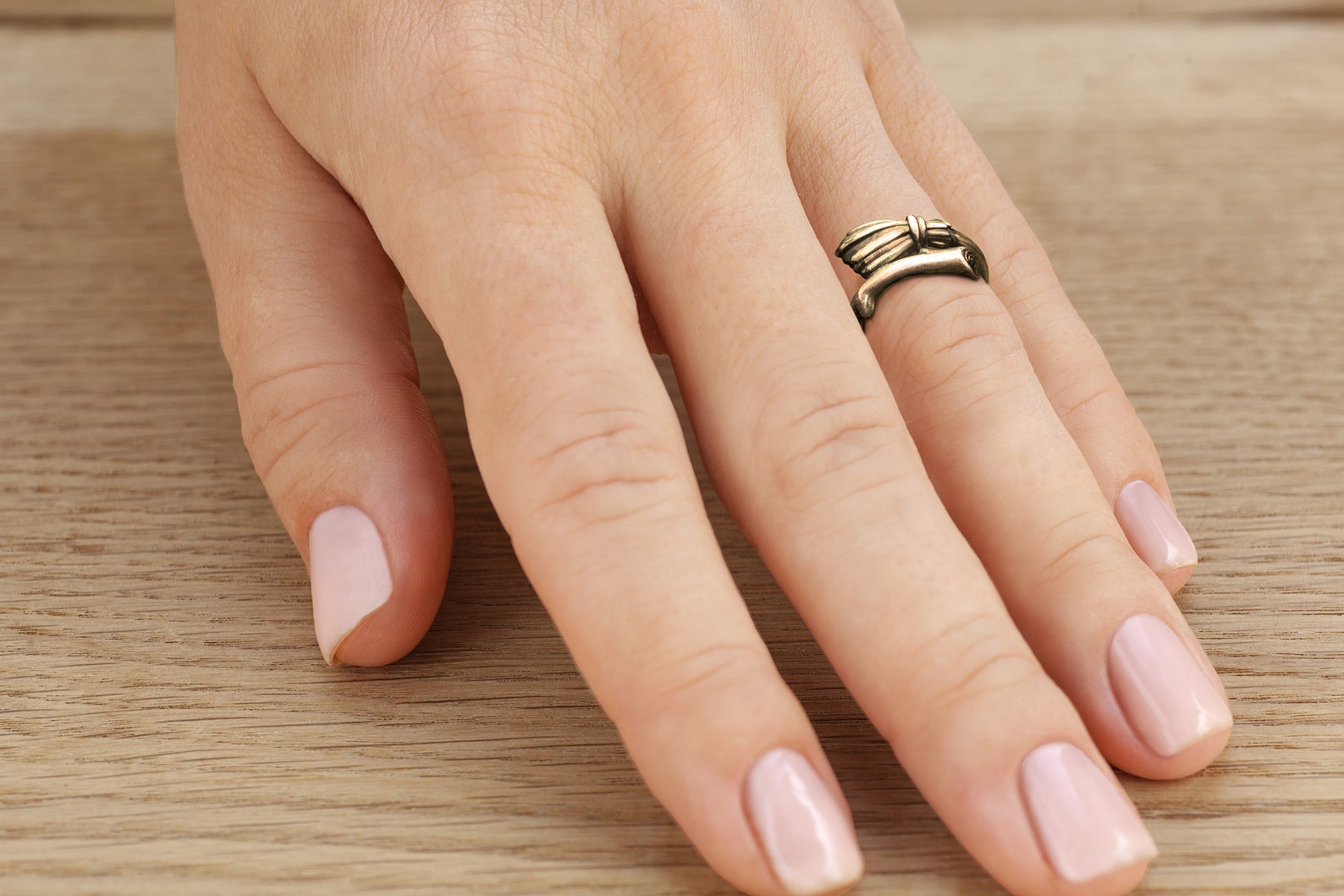 Witchy engagement ring Witch broom ring in 14k & 18k yellow Etsy