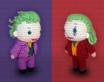 Clown aus Comic/Film 2 in 1 Häkelanleitung