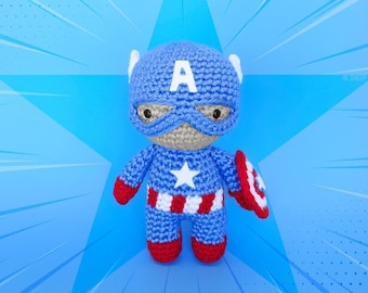 Captain America haakpatroon Amigurumi - Avengers