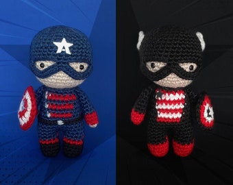 US Agent John Walker TV Series/Comic Crochet Pattern Amigurumi - Avengers - The Falcon and the Winter Soldier