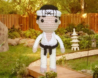 Miyagi Do Daniel Larusso Crochet Pattern Amigurumi - Karate Kid