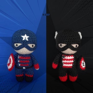 US Agent John Walker TV Series/Comic Crochet Pattern Amigurumi - Avengers - The Falcon and the Winter Soldier