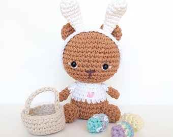 Bernie the Bunny Bear Amigurumi Crochet Pattern