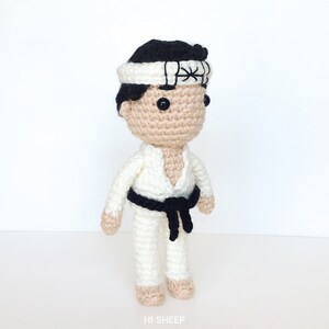 Miyagi Do Daniel Larusso Crochet Pattern Amigurumi Karate Kid image 4