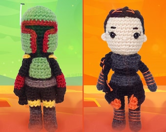 Boba Fett & Fennec Shand Crochet Pattern Amigurumi