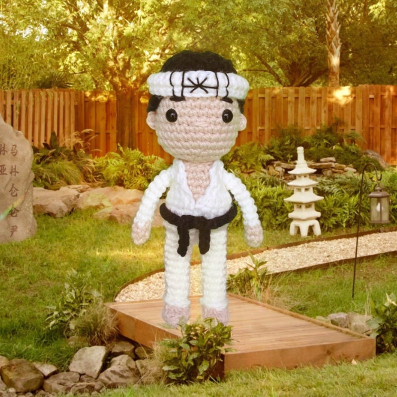 Miyagi Do Daniel Larusso Crochet Pattern Amigurumi Karate Kid image 1