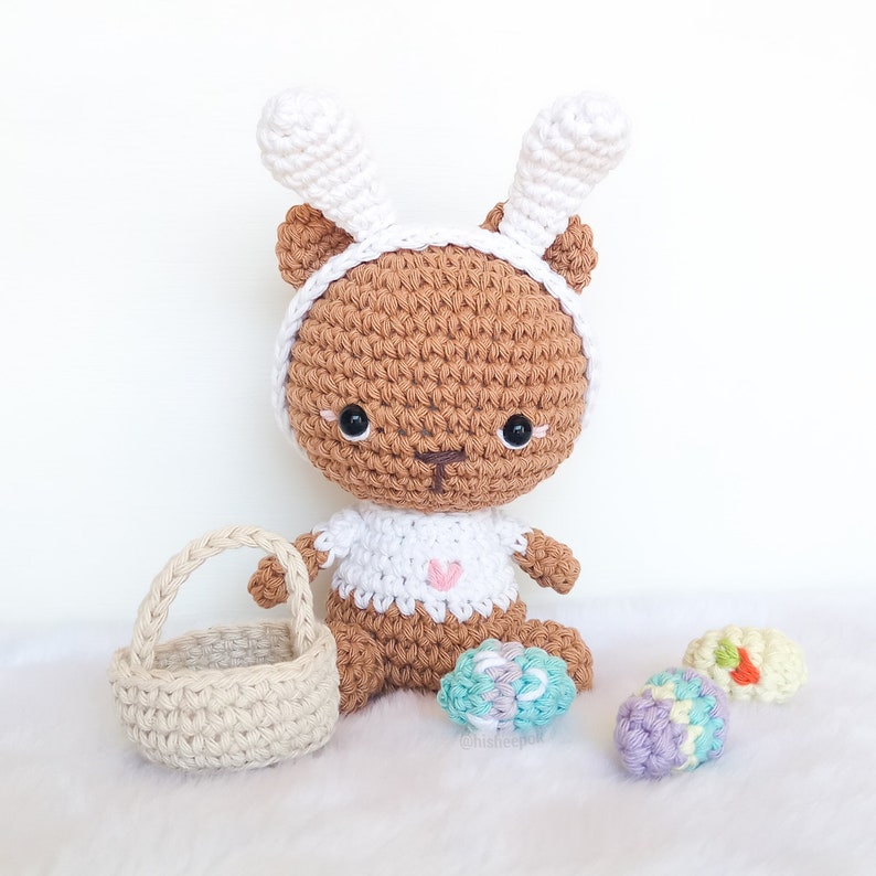 Bernie the Bunny Bear Amigurumi Crochet Pattern image 3