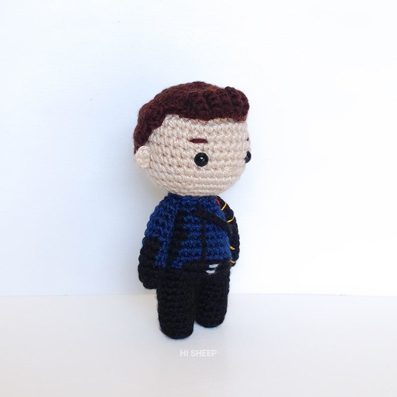 Winter Soldier Bucky Barnes Crochet Pattern Amigurumi - Etsy