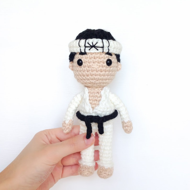 Miyagi Do Daniel Larusso Crochet Pattern Amigurumi Karate Kid image 2