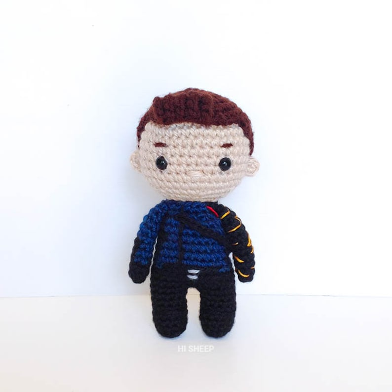 Winter Soldier Bucky Barnes Crochet Pattern Amigurumi - Etsy