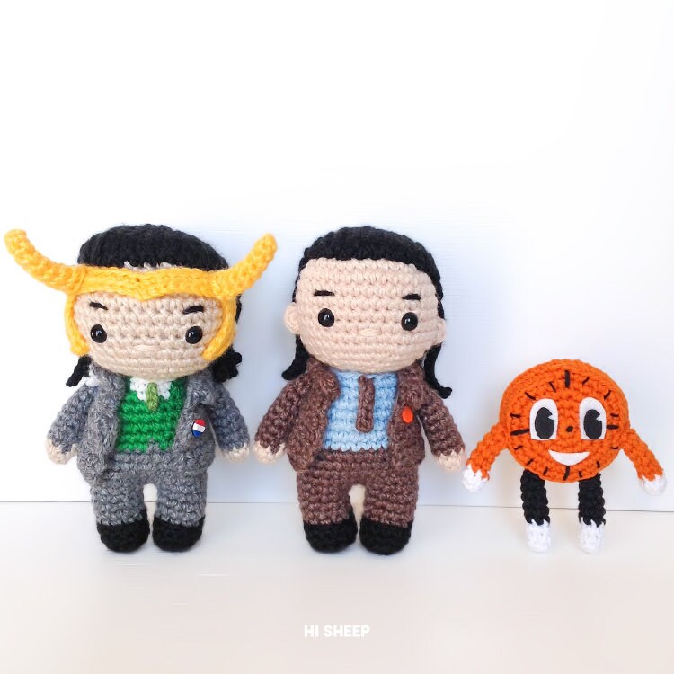 Tva Patterns Vote Loki & Loki TVA 2 in 1 Crochet Pattern Amigurumi - Loki - Miss ...