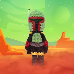 Boba Fett Crochet Pattern Amigurumi