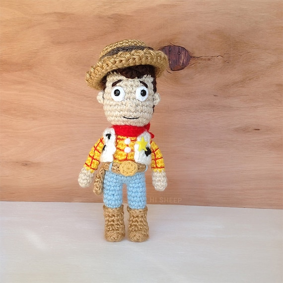 Woody Crochet Pattern Amigurumi Toy 