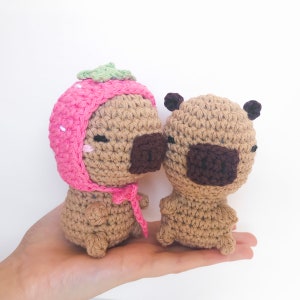 Bobbi the Capybara Amigurumi Crochet Pattern image 2