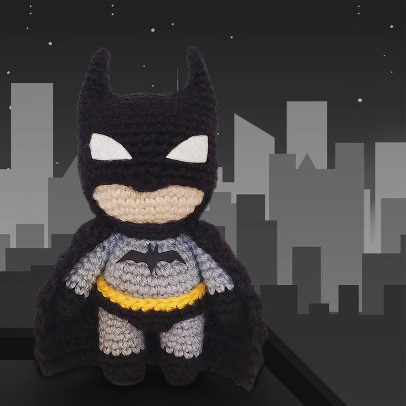 Batman Amigurumi Patron Crochet | Etsy