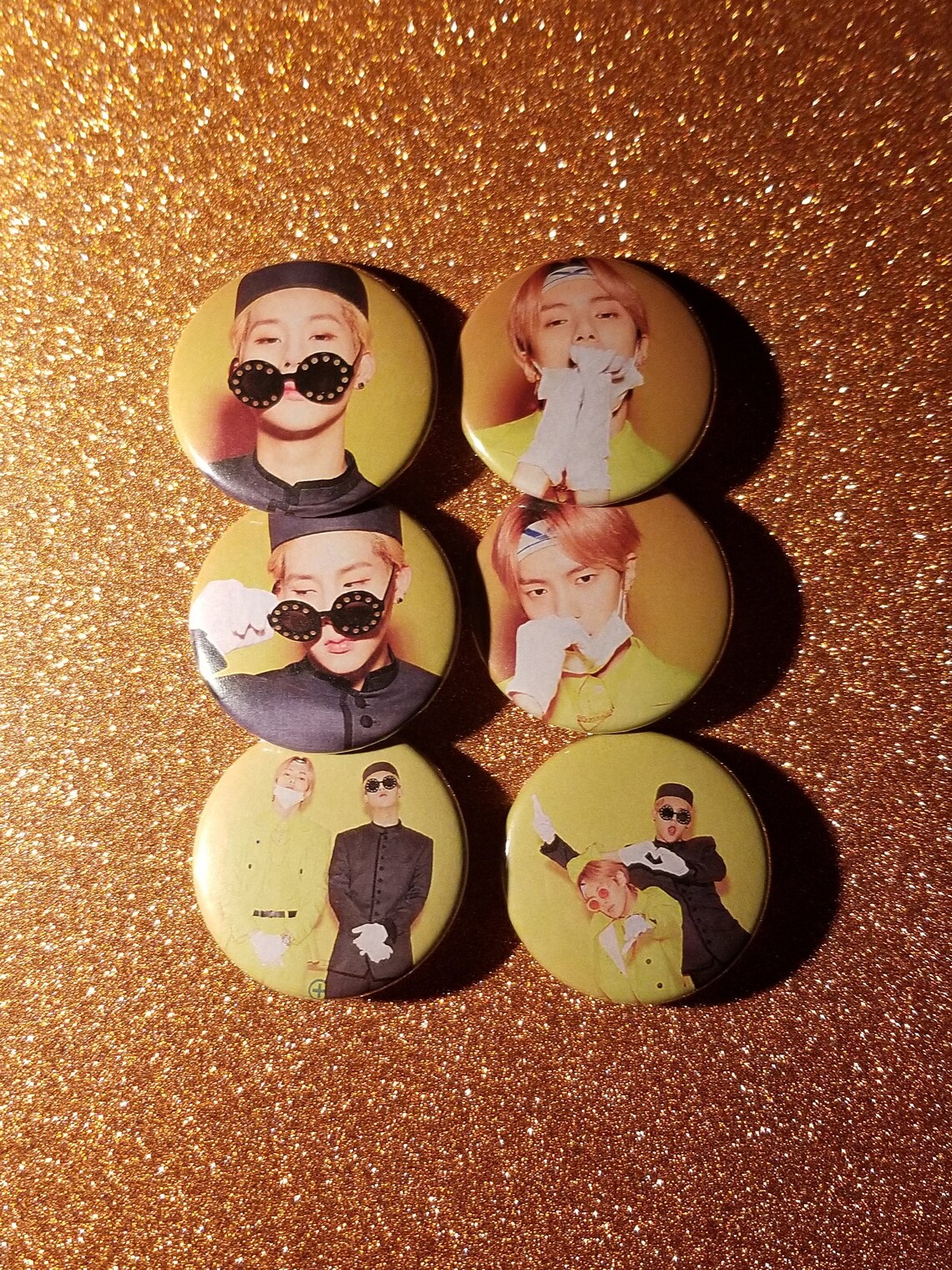 Monsta X Ongshimi Metal Pinback Buttons | Etsy