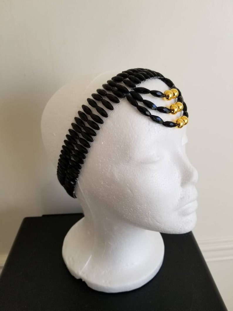 Beaded Headdress Headpiece Nigerian Bridal Style Etsy