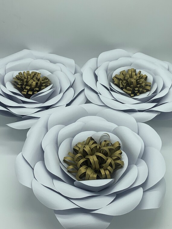 White Paper Flowers 