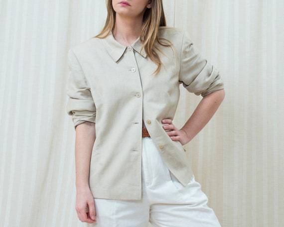 light tan blazer