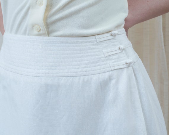 White wrap skirt clearance 80s