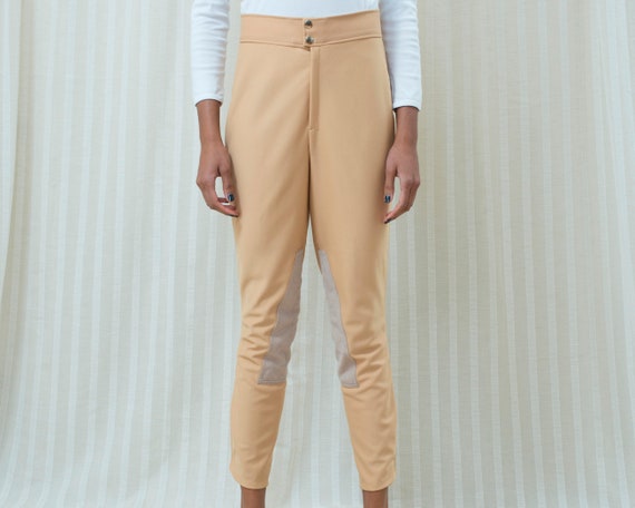 70s yellow riding breeches medium | muted yellow r