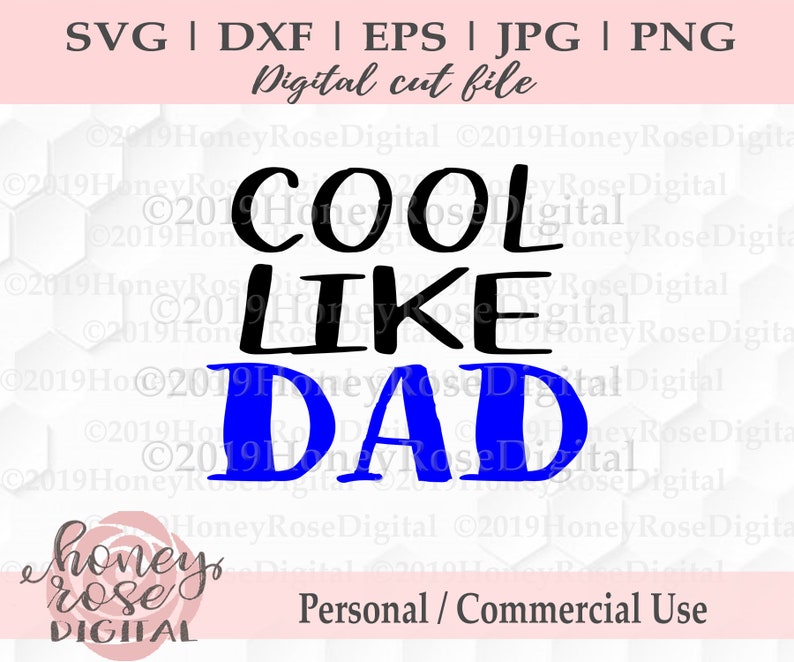 Download Cool Like DAD Layered svg dad life svg daddy's boy girl | Etsy