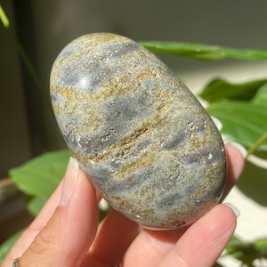 Blue and Green Sparkly Ocean Jasper Palmstone Crystal Healing Rock Collection Rare Minerals Metaphysical Crystal Healing ElevateCrystals