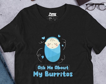 Fragen Sie mich nach meinen Burritos Lustiges Picu Krankenschwester Shirt Kinder Krankenschwester Shirt Geschenk für Picu Krankenschwester Kinder Icu Krankenschwester Intensivpflege Krankenschwester