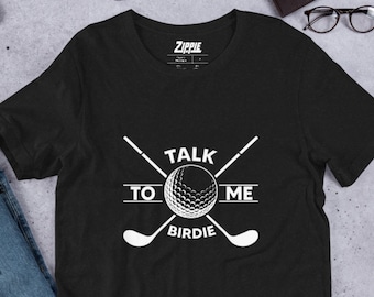 Talk Birdie To Me, Funny Golf Shirts For Men, Funny Golf Gifts, Golfer Shirt, Golfing Shirt, Shirt For Golfer, Shirt For Golfing