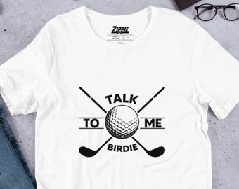 Talk Birdie To Me, Funny Golf Shirts For Men, Funny Golf Gifts, Golfer Shirt, Golfing Shirt, Shirt For Golfer, Shirt For Golfing