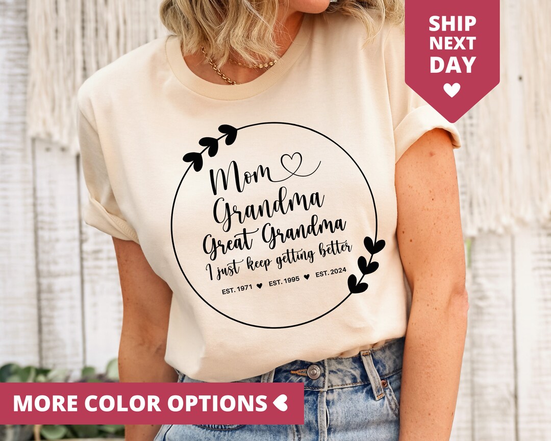 Great Grandma Shirt, Great Grandma Gift, Pregnancy Announcement Tshirt